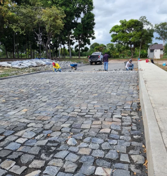 Colocación de adoquines